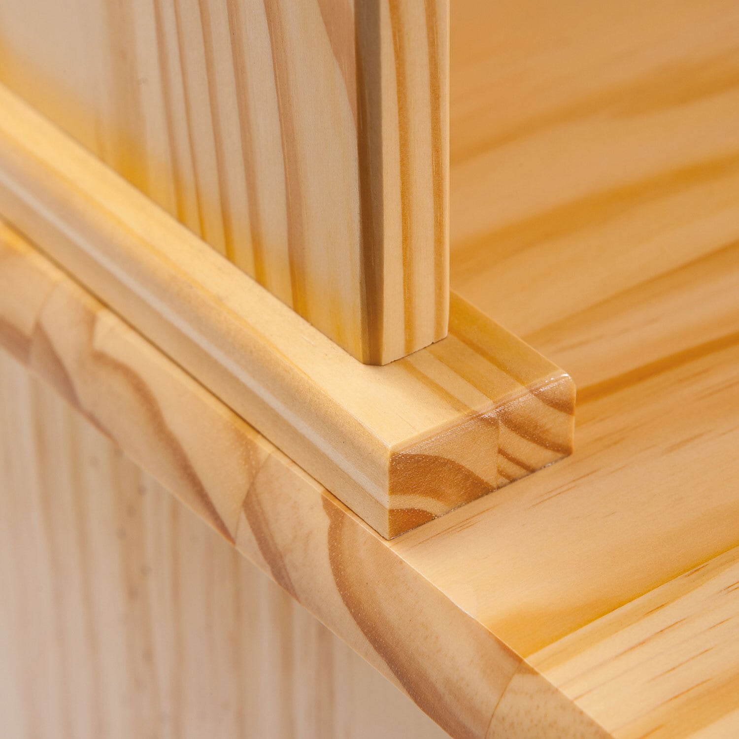 Buffet Theo Massivholz Kiefer Natur 88x198x43 cm