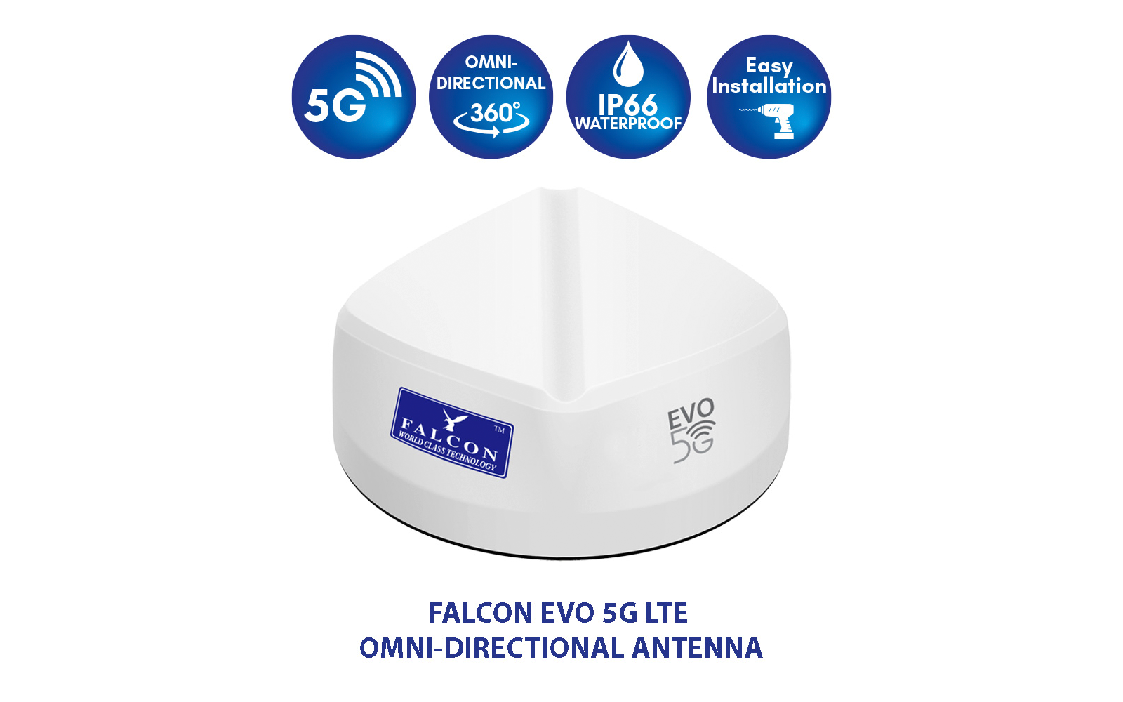 Falcon EVO 5G LTE Internet Dachantenne mit mobilem 300 Mbit/s 4G Router