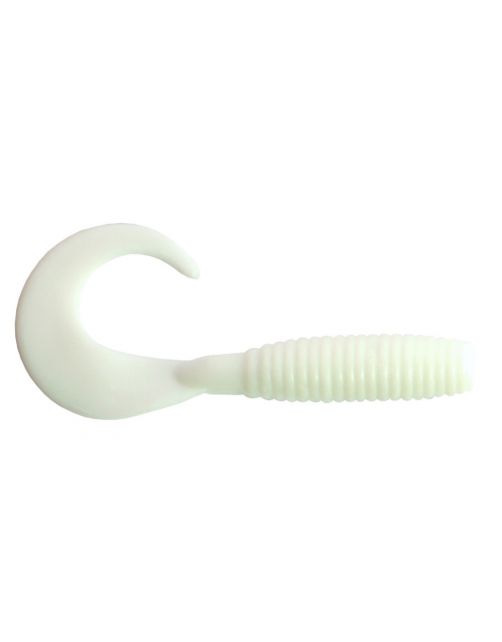 Albatros Twisters White - Baits - 7.5 cm 5 stuks White