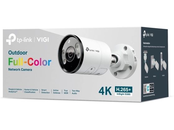 TP-Link Netzwerkkamera VIGI InSight S385 4 mm Fixed Lens IP-Sicherheitskamera 3840 x 2160 Pixel