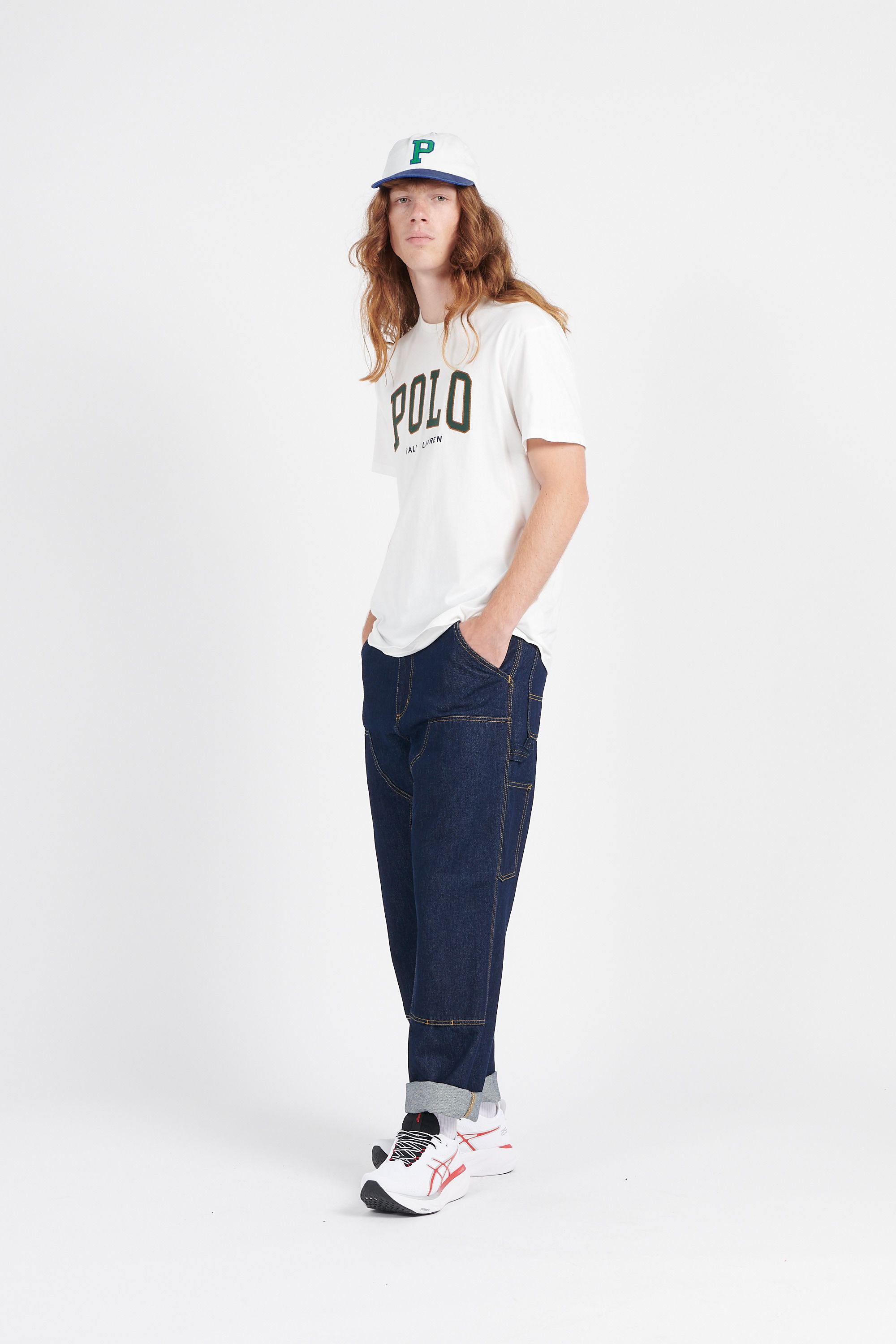 POLO RALPH LAUREN Casquette  Logo-Patch Twill Ball Cap Multicolore