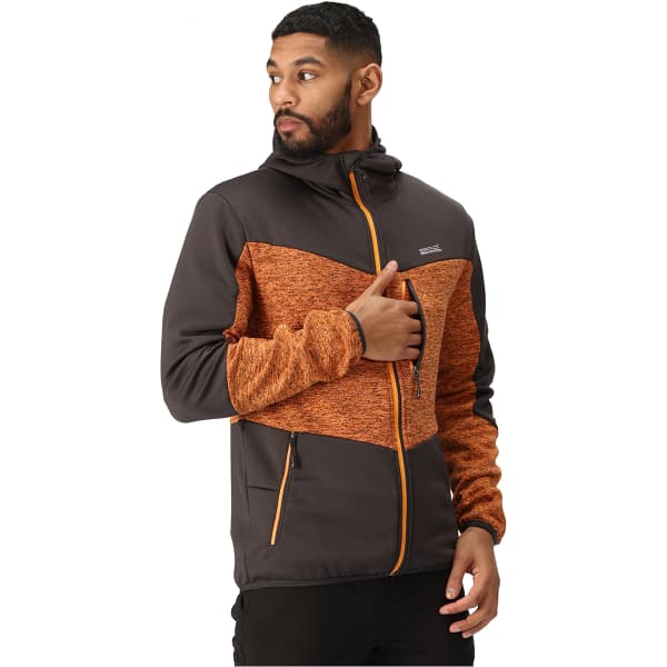 Veste polaire randonnée REGATTA CADFORD V ORANGE PEPPER/ASH