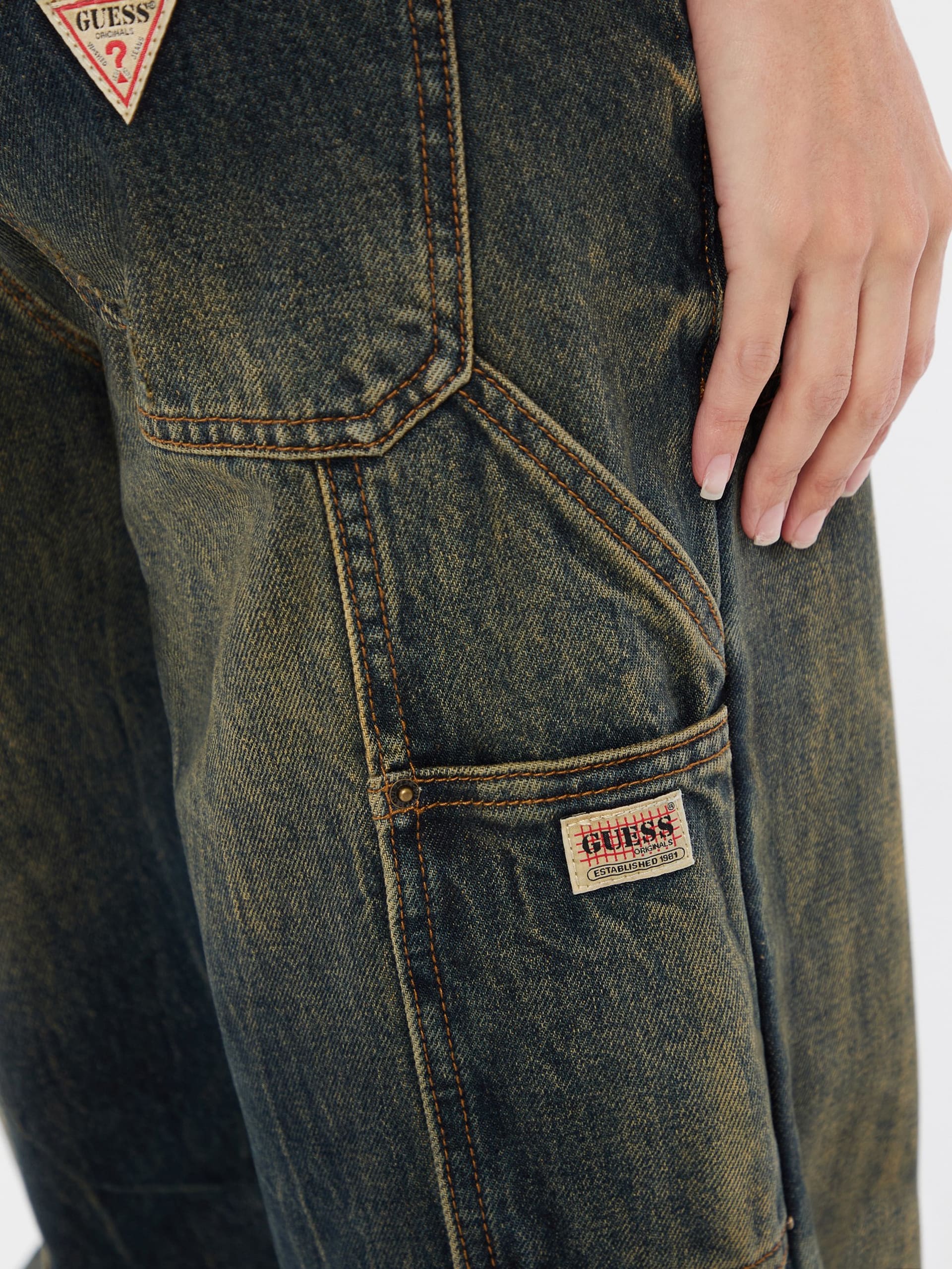 Calça jeans GUESS Originals Zip Carpenter