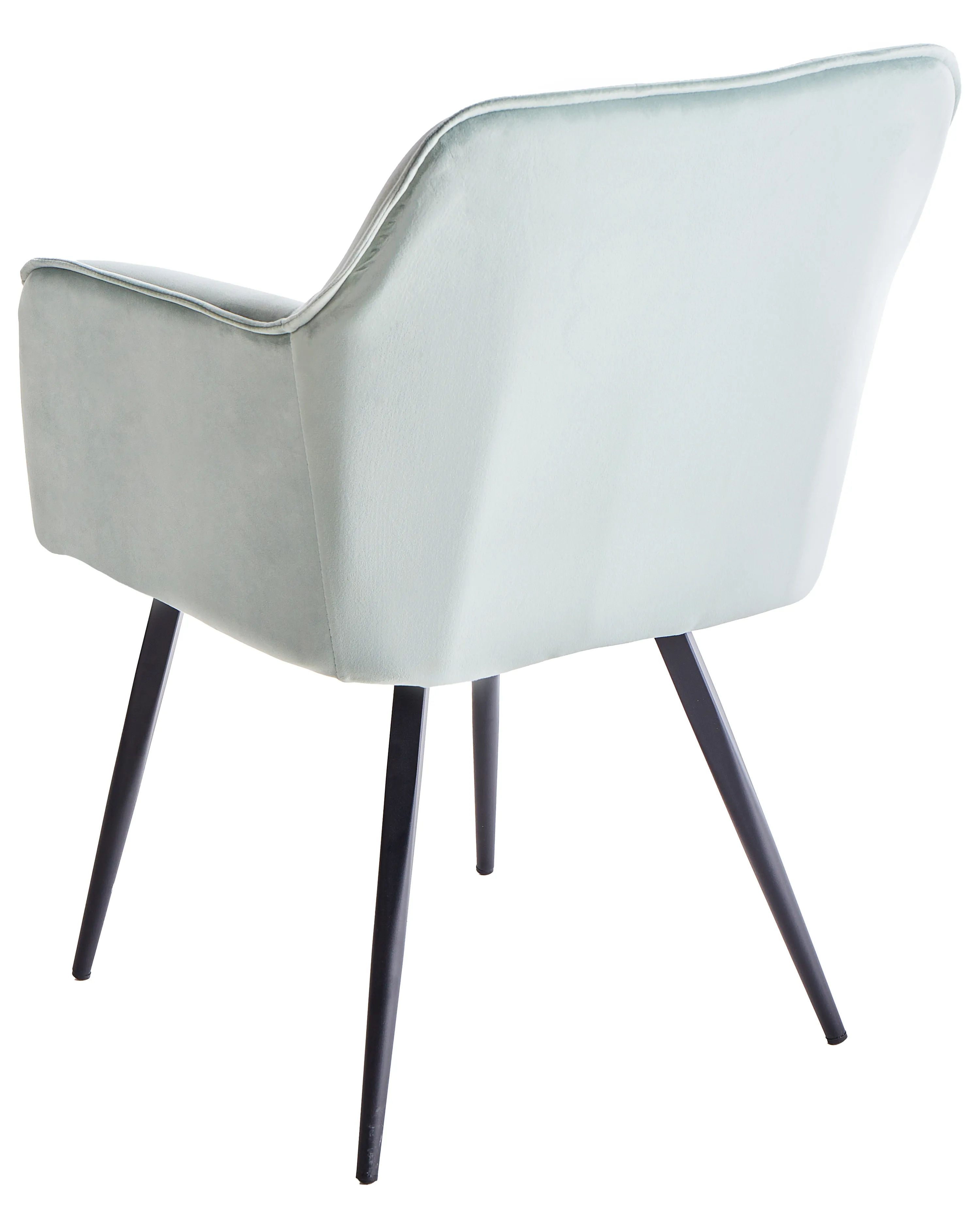 Set van 2 eetkamerstoelen JASMIN Fluweel Mintgroen