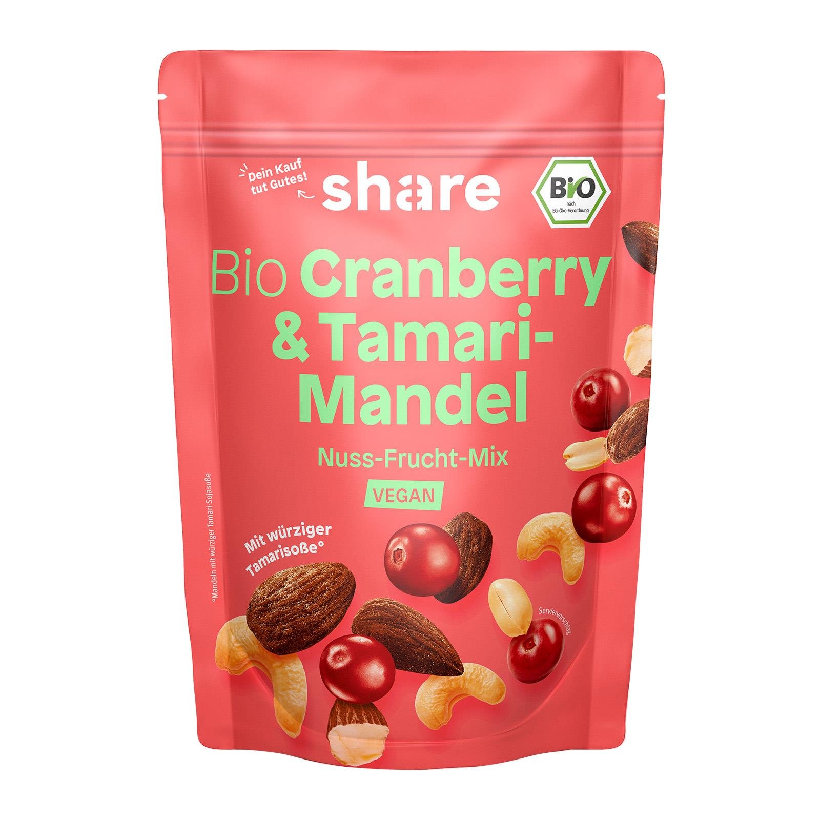 Share Bio Studentenfutter Cranberry & Tamari