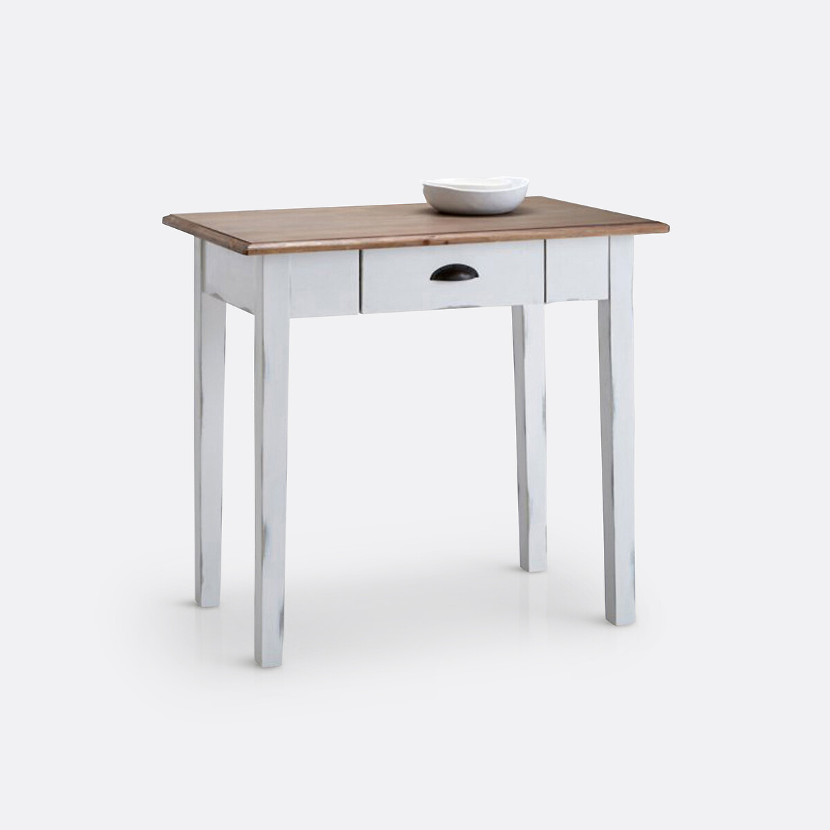 LA REDOUTE INTERIEURS<br>Mesa de cozinha em madeira de pinho e folheado, 2 pessoas, Roside