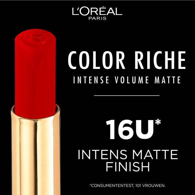 L'Oréal Paris Color Riche Intense Volume Matte Lipstick Rood 346 Le Rouge Determination 1,8 GR
