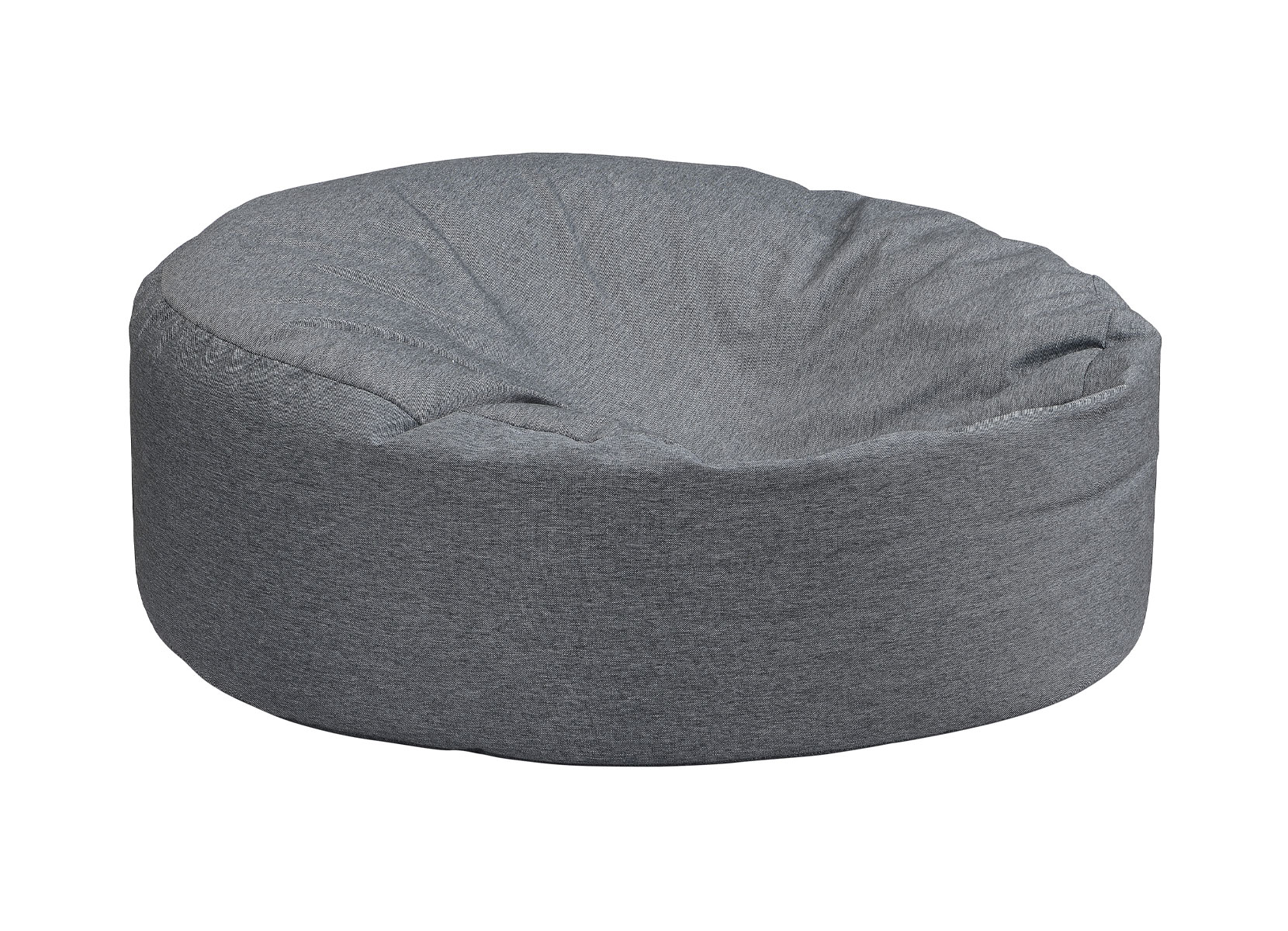 Home Deluxe CLOUD - XXL Outdoor Sitzsack mit Hocker Anthrazit