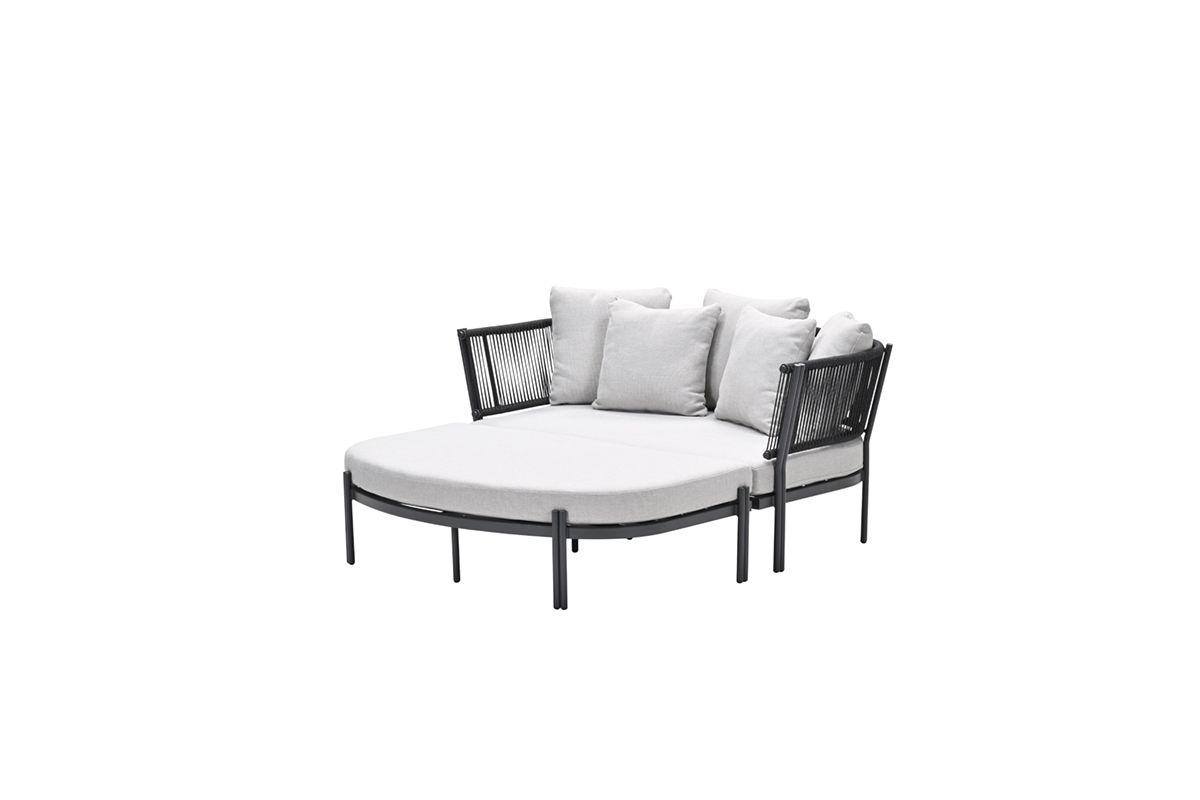 Garden Impressions San Remo divanbed - carbon black