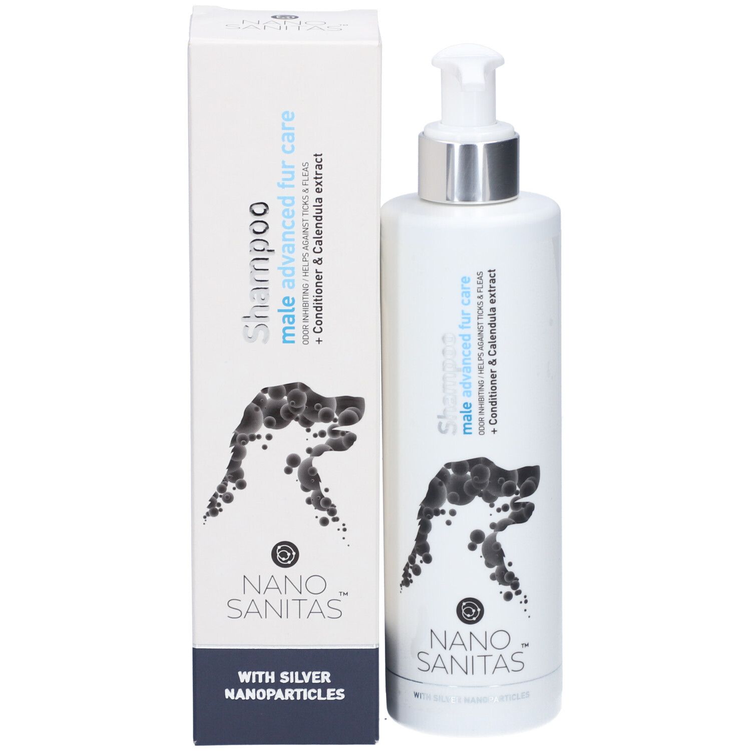 NanoSanitas Shampoo male advanced fur care