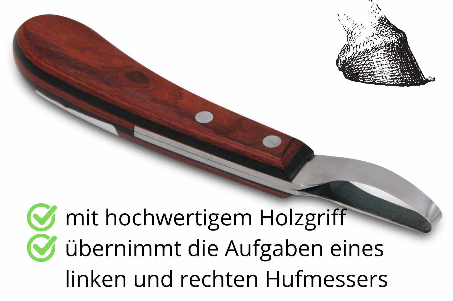 Dick Champion Schlaufen-Hufmesser