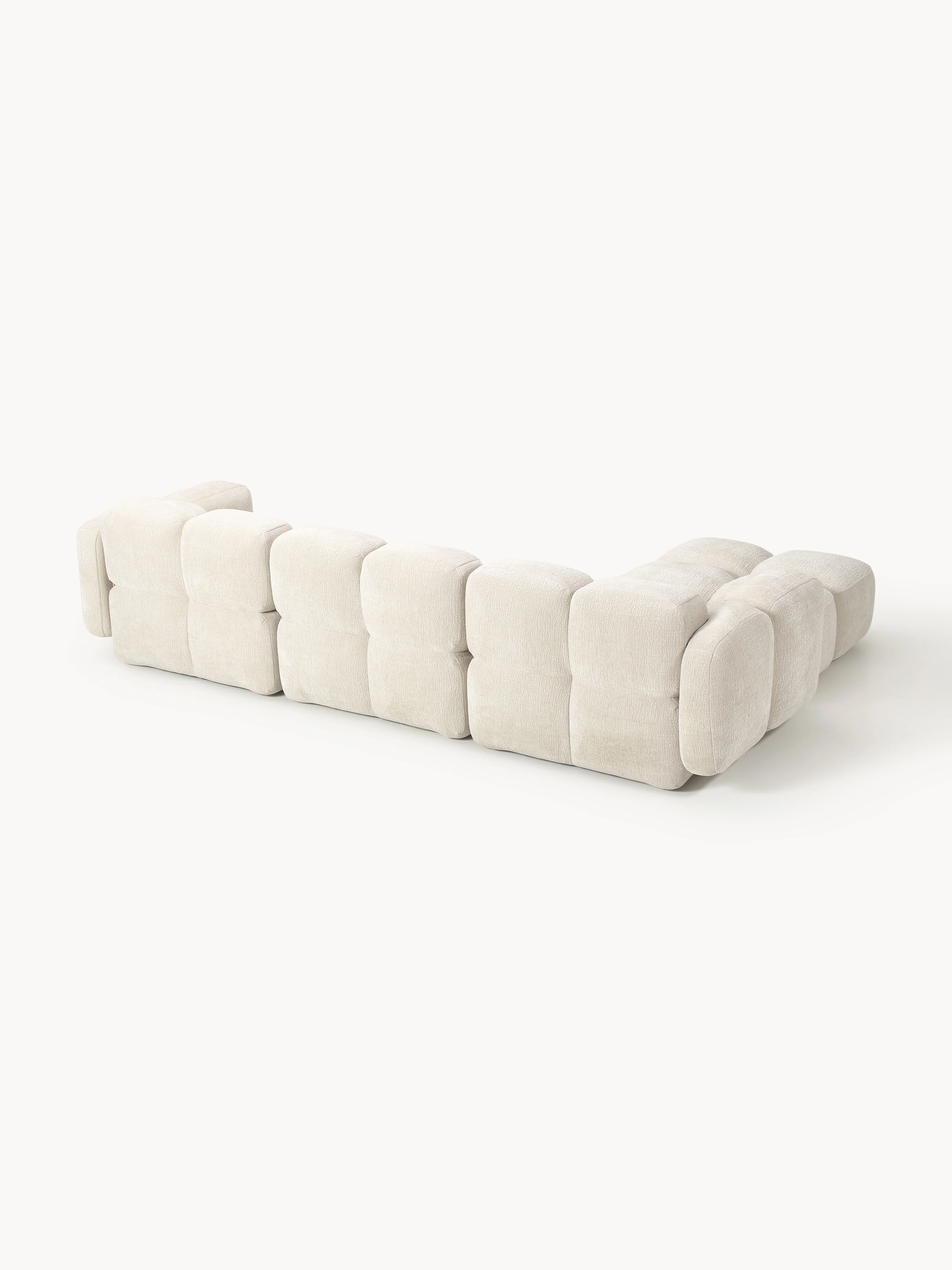 Modulaire bank Tayla (4-zits) met poef (links/rechts)