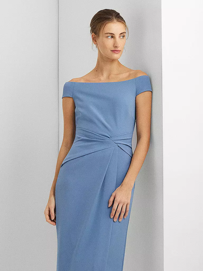 LAUREN RALPH LAUREN Abendkleid SARAN blau