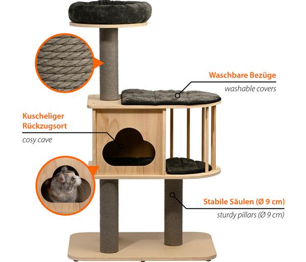 dobar® petlife Kratzbaum Mila, braun, ca.