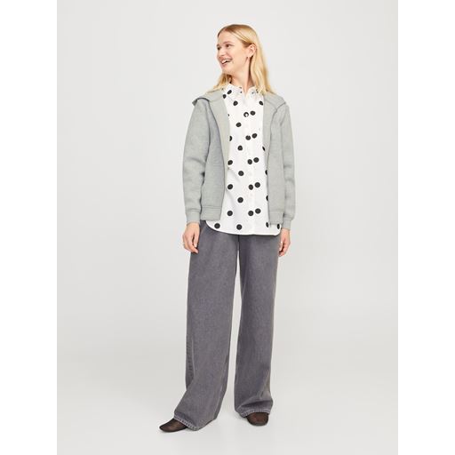JJXX Emma Hættetrøje, Light Grey Melange, M