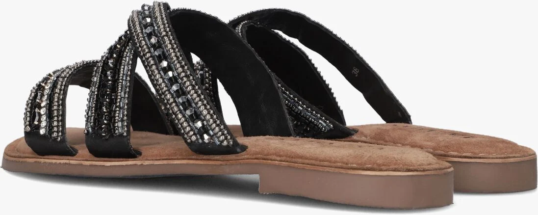 LAZAMANI zwarte lazamani slippers 75.474