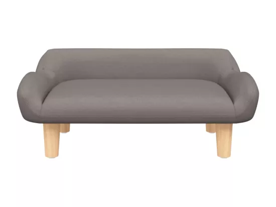 Canapé pour enfants taupe 70x40x24 cm tissu