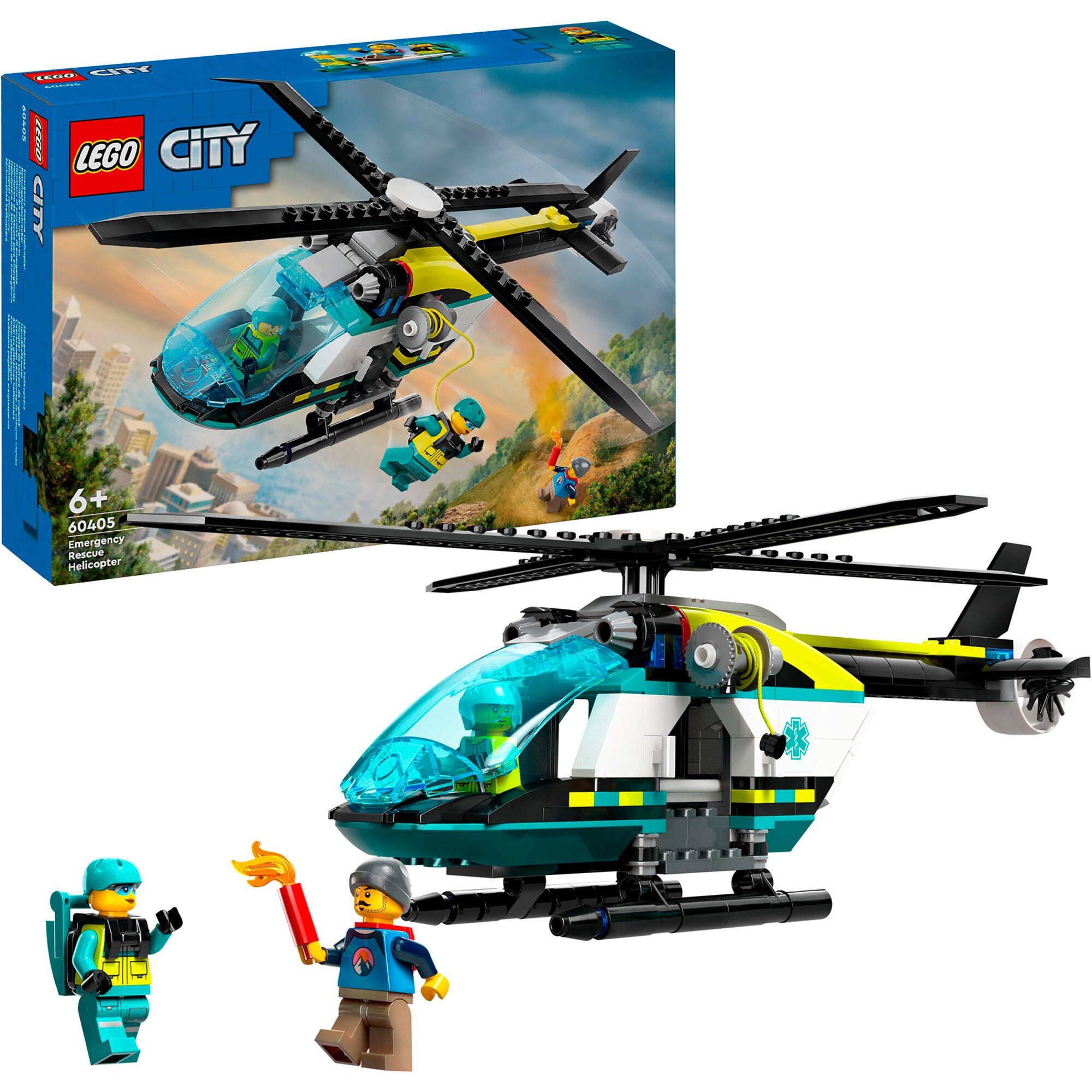 LEGO Konstruktionsspielzeug City Rettungshubschrauber