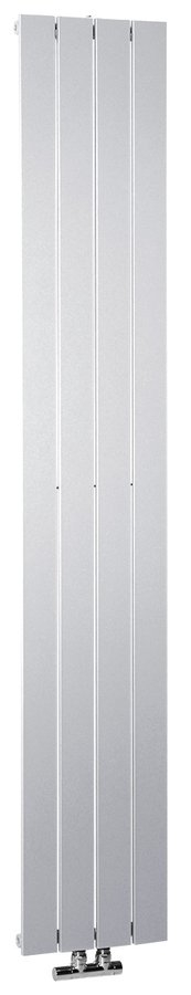 Sapho Colonna radiator zilver 30x180cm 614W