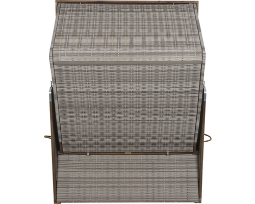deVries Greenline 135+ strandstoel, stof 743, 130 x 80 cm, half-liggend, blauw