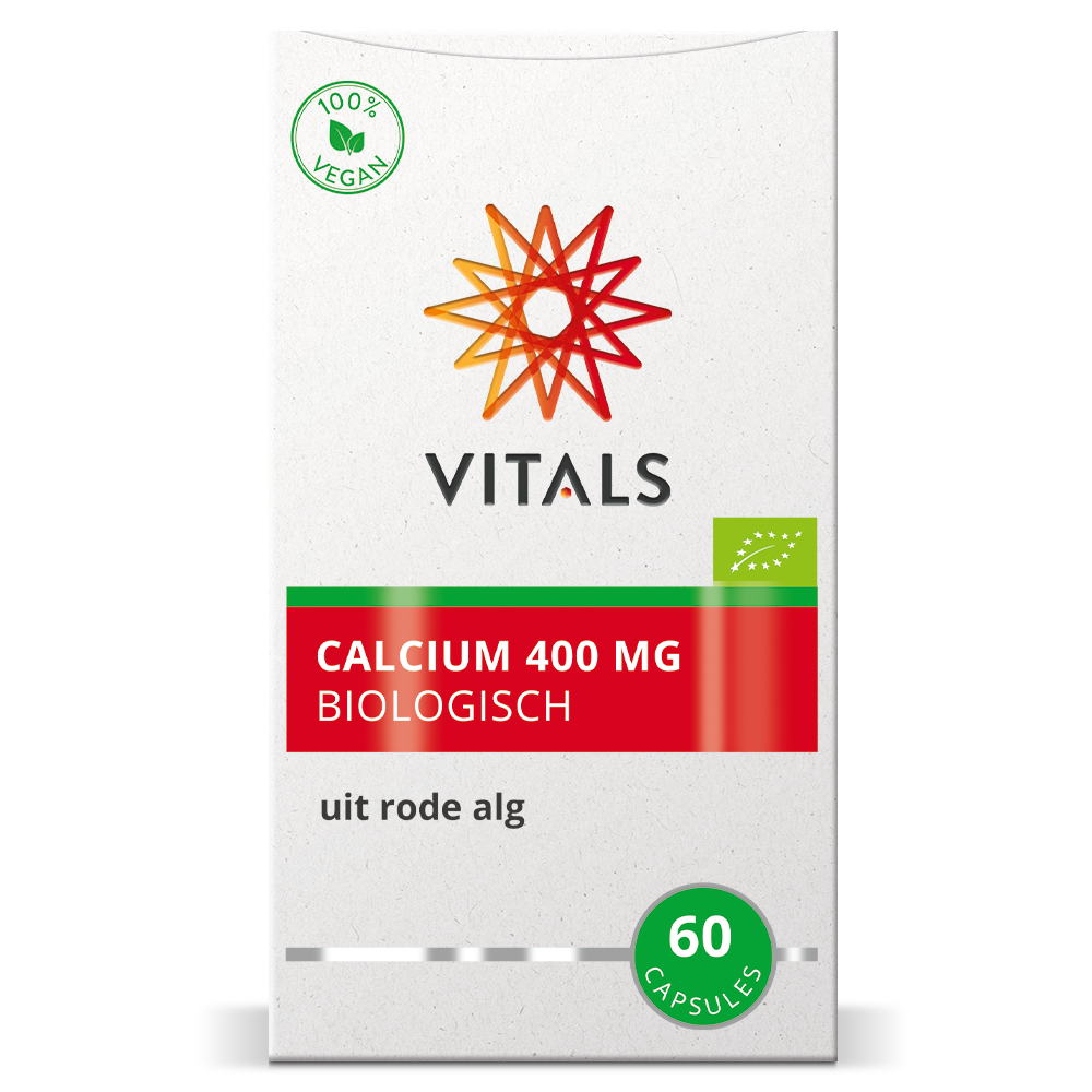 Vitals Calcium 400 mg Biologisch (60 capsules)
