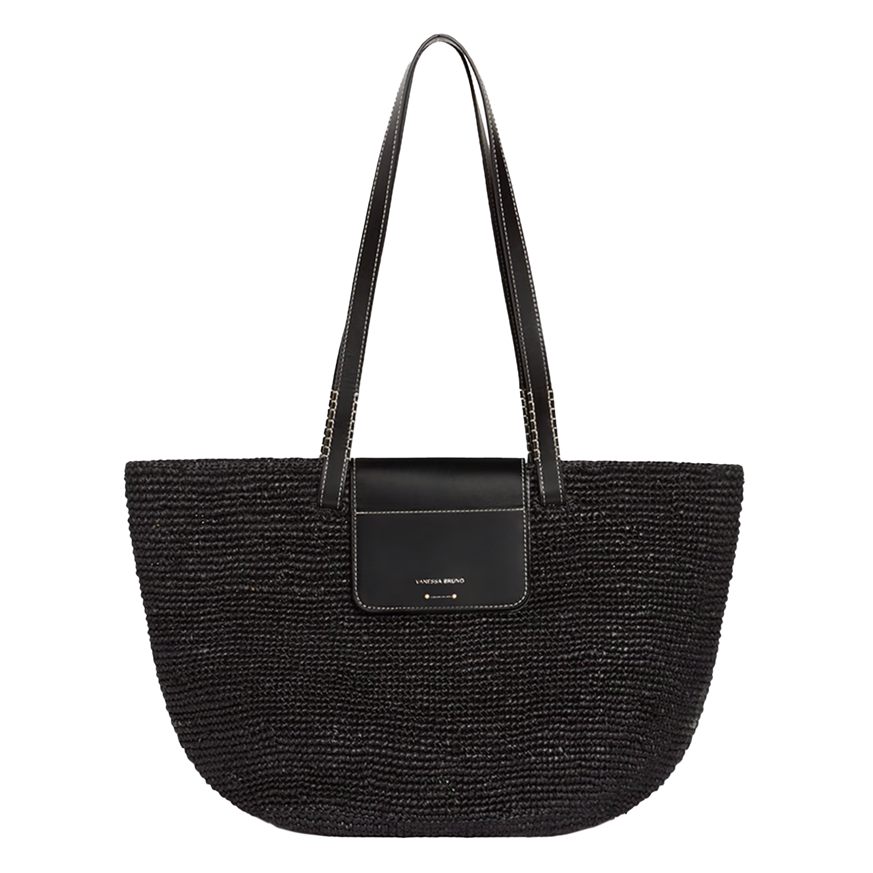 Panier en raphia | Noir