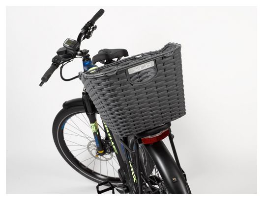Panier XLC BA-B07 pour Porte-Bagage avec Système Carry More Gris Anthracite