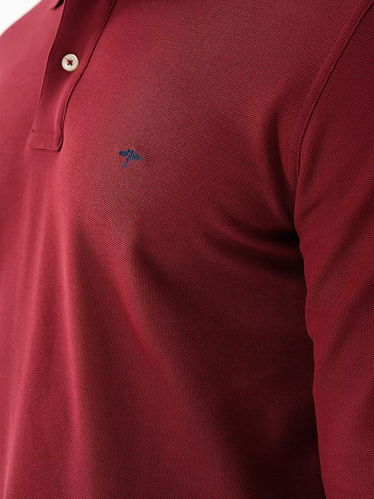 FYNCH HATTON Poloshirt dunkelrot