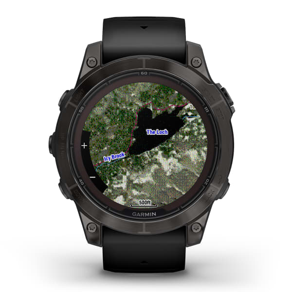 Montre cardio GPS GARMIN FENIX 7 PRO SAPPHIRE SOLAR SAPPHIRE SOLAR/CARBON GREY DLC/TITANE BLACK