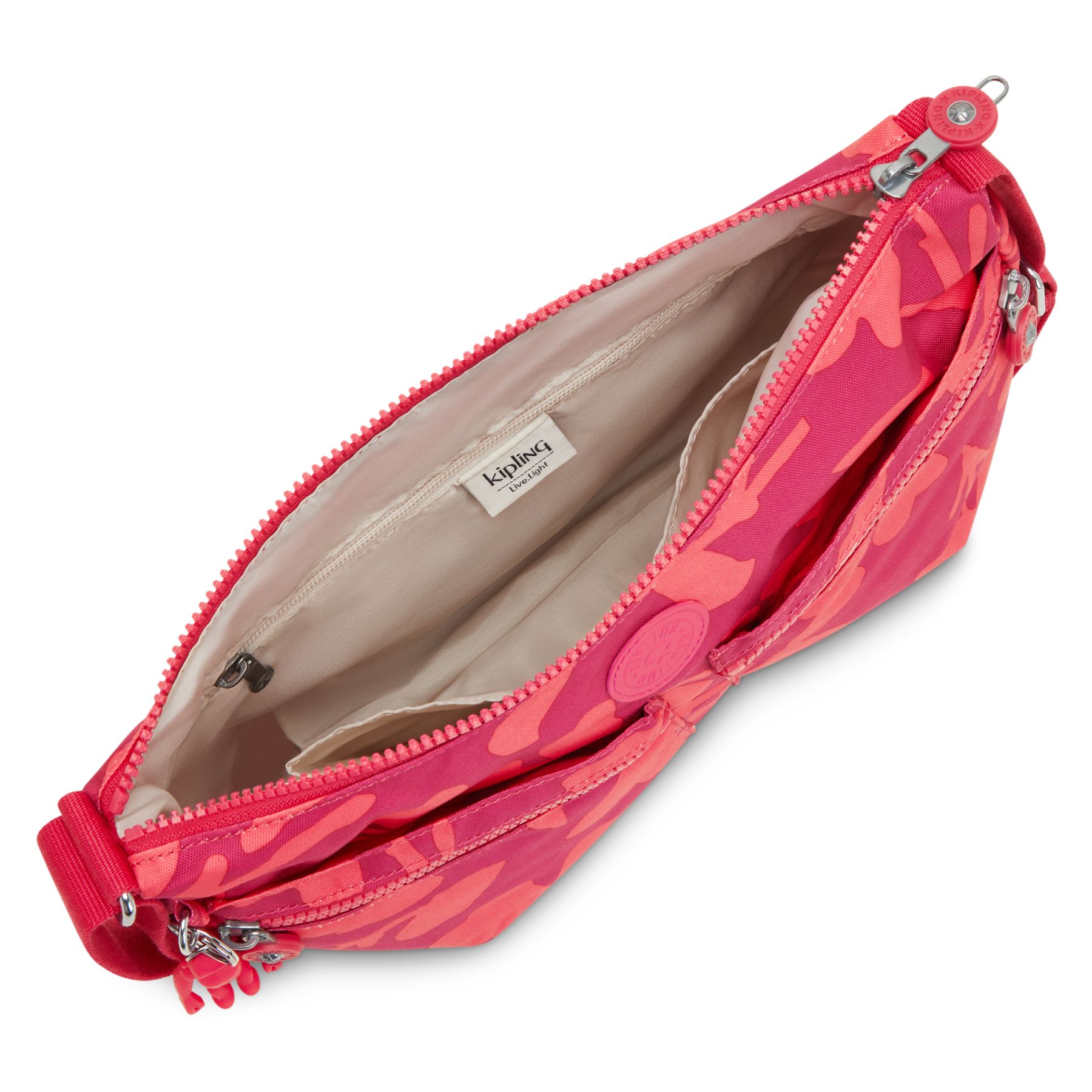 IZELLAH Sac Épaule à Bandoulière Taille Moyenne  - Coral Print