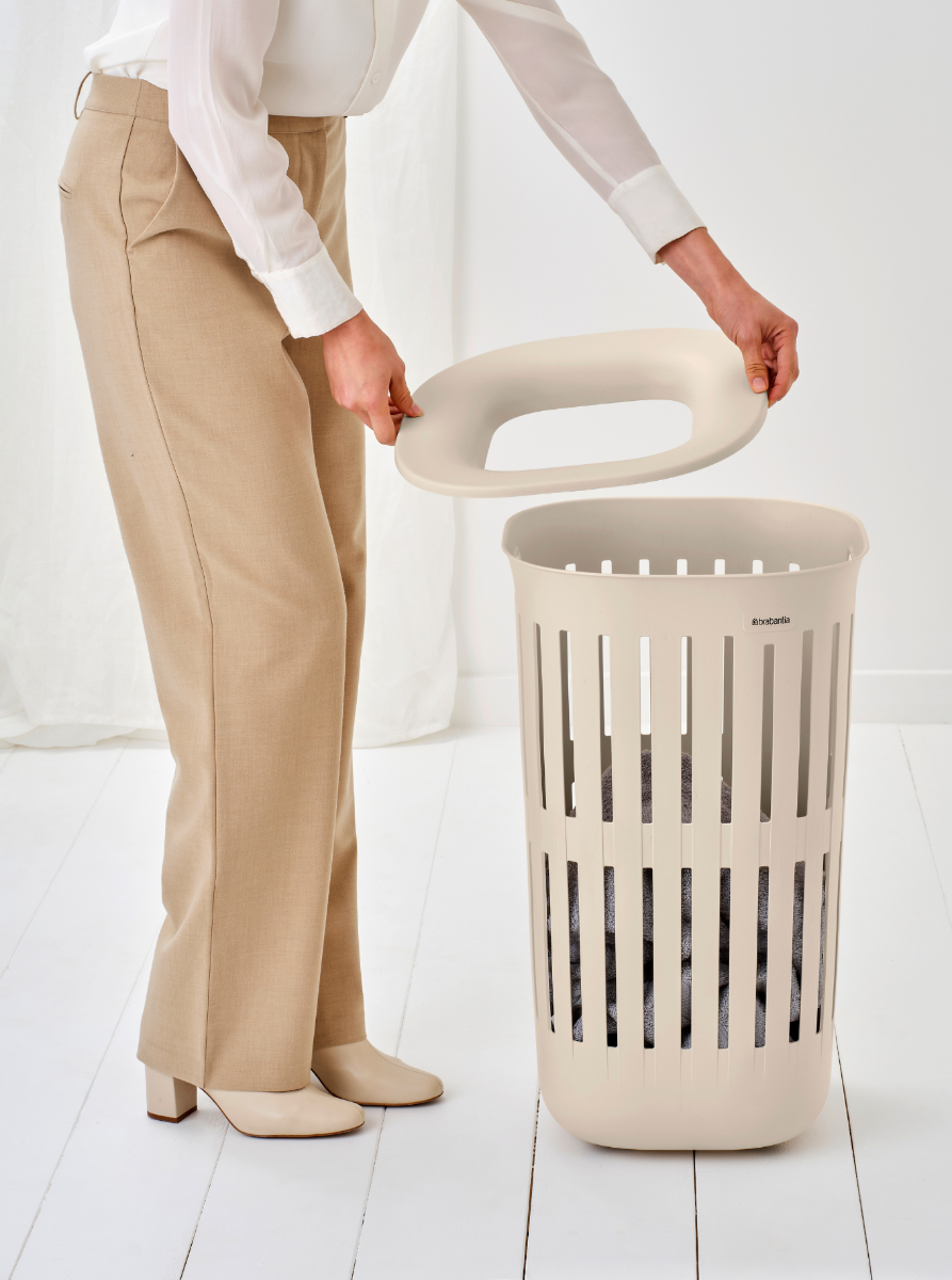 Collect-It Wasmand 55 liter, set van 2 - Soft Beige