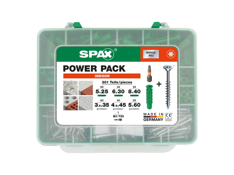 Spax schroeven   pluggen Power Pack