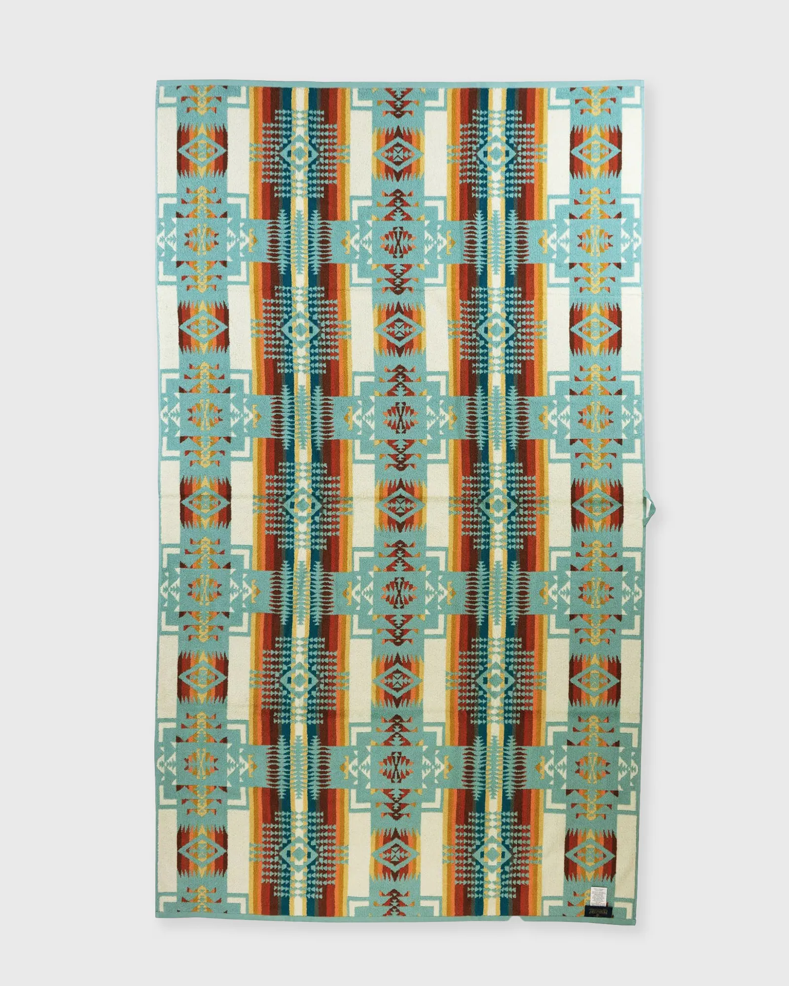Pendleton Chief Joseph Beach Towel - Aqua (177 X 101 CM)