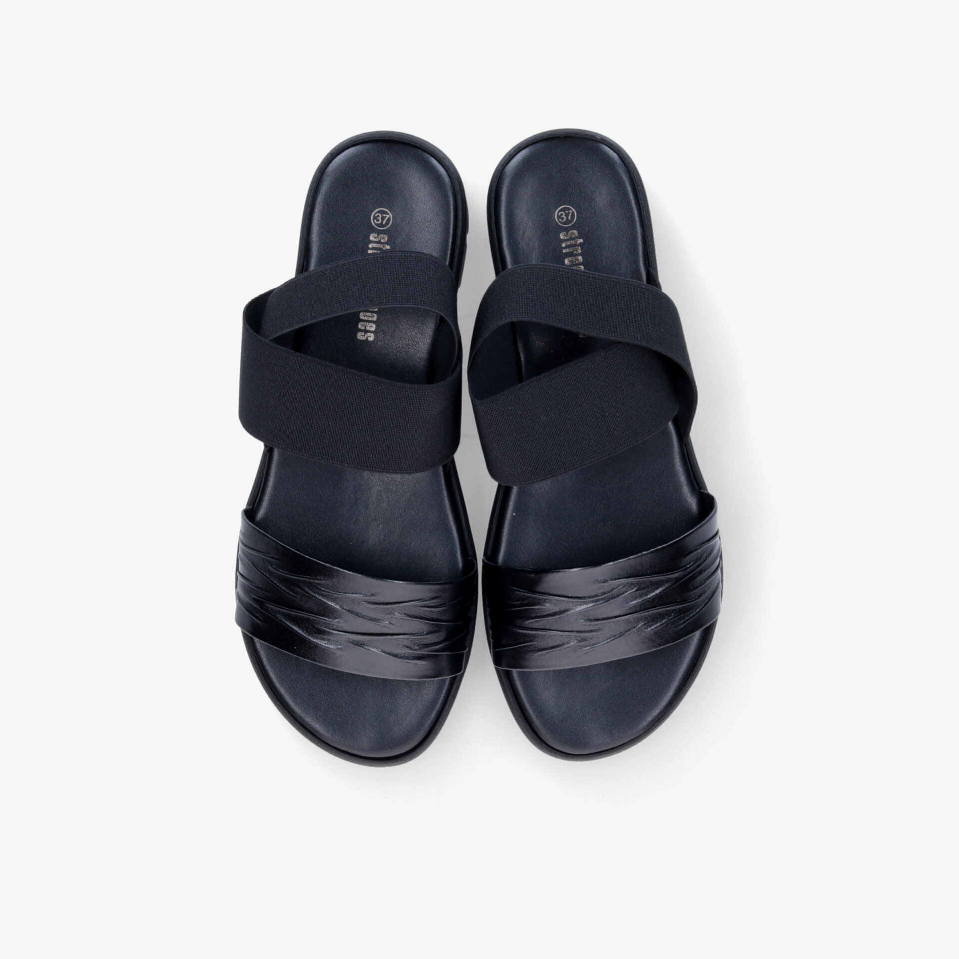 street shoes Damen Plateausandalen schwarz