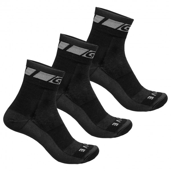 GripGrab - Merino Regular Cut 3-Pack - Chaussettes de cyclisme
