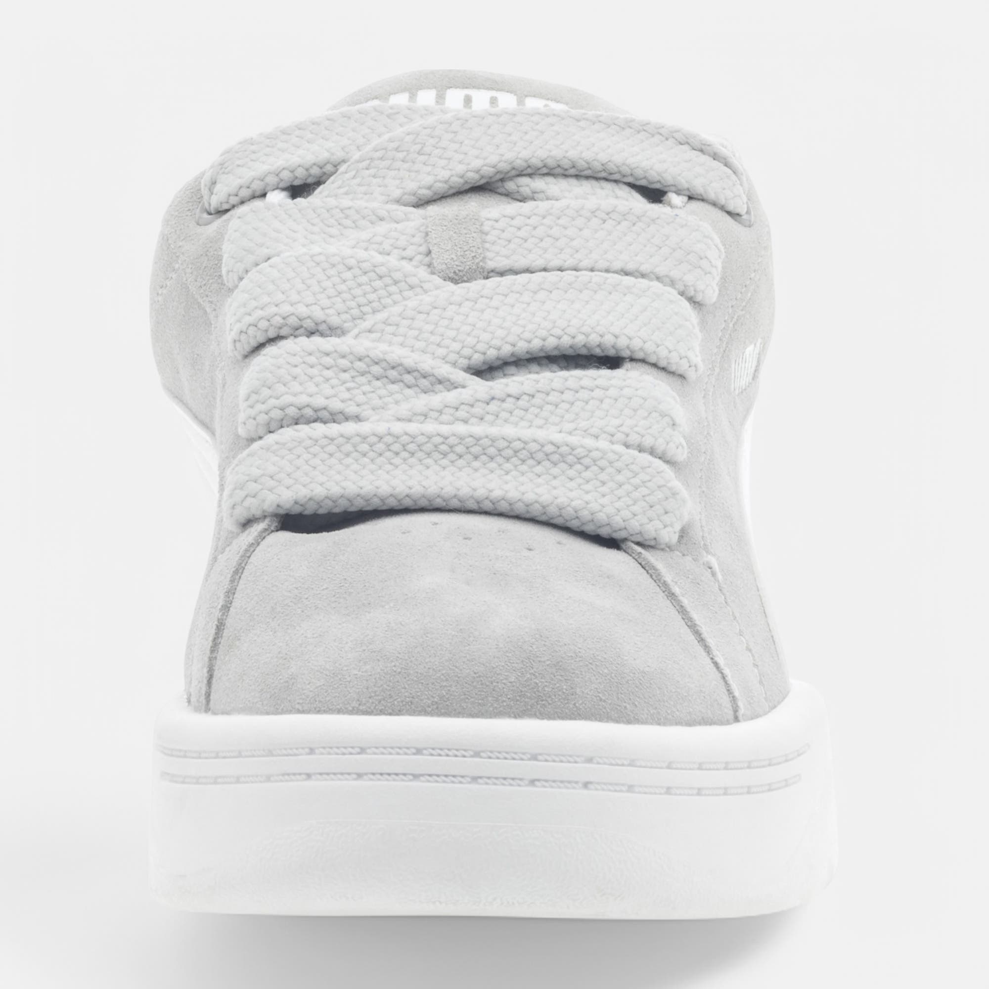 Sneakers Femme en cuir gris