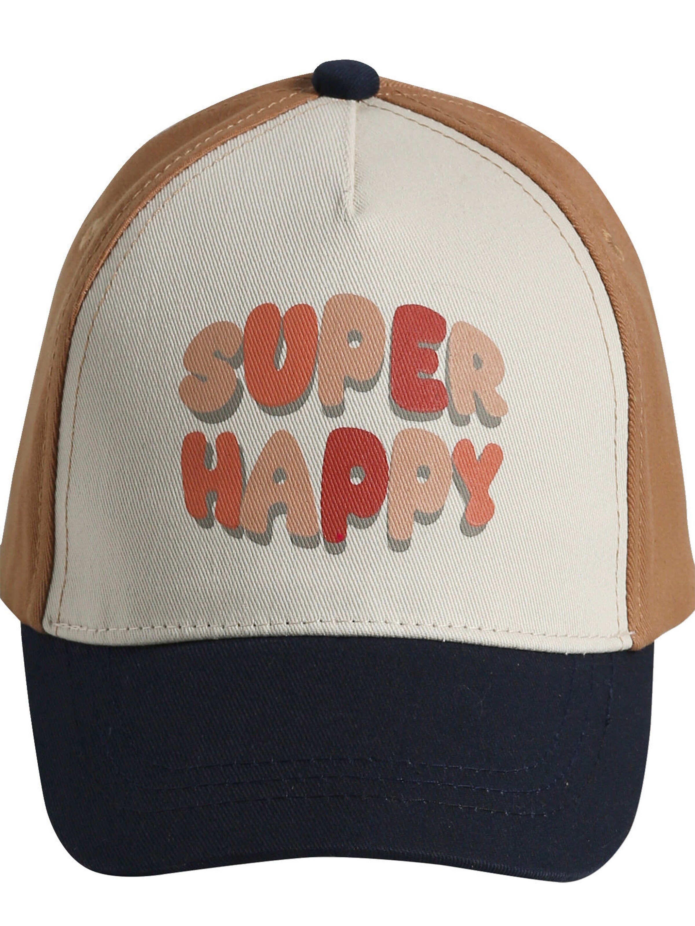 Vertbaudet Jungen Baby Cap Super Happy wollweiß