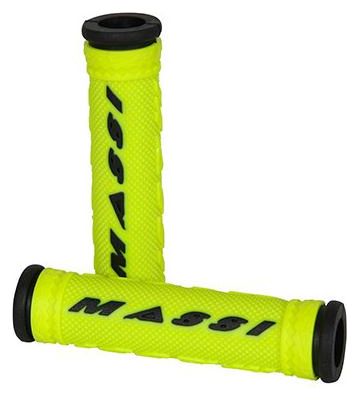 MASSI Paire de Grips COMP Jaune Noir