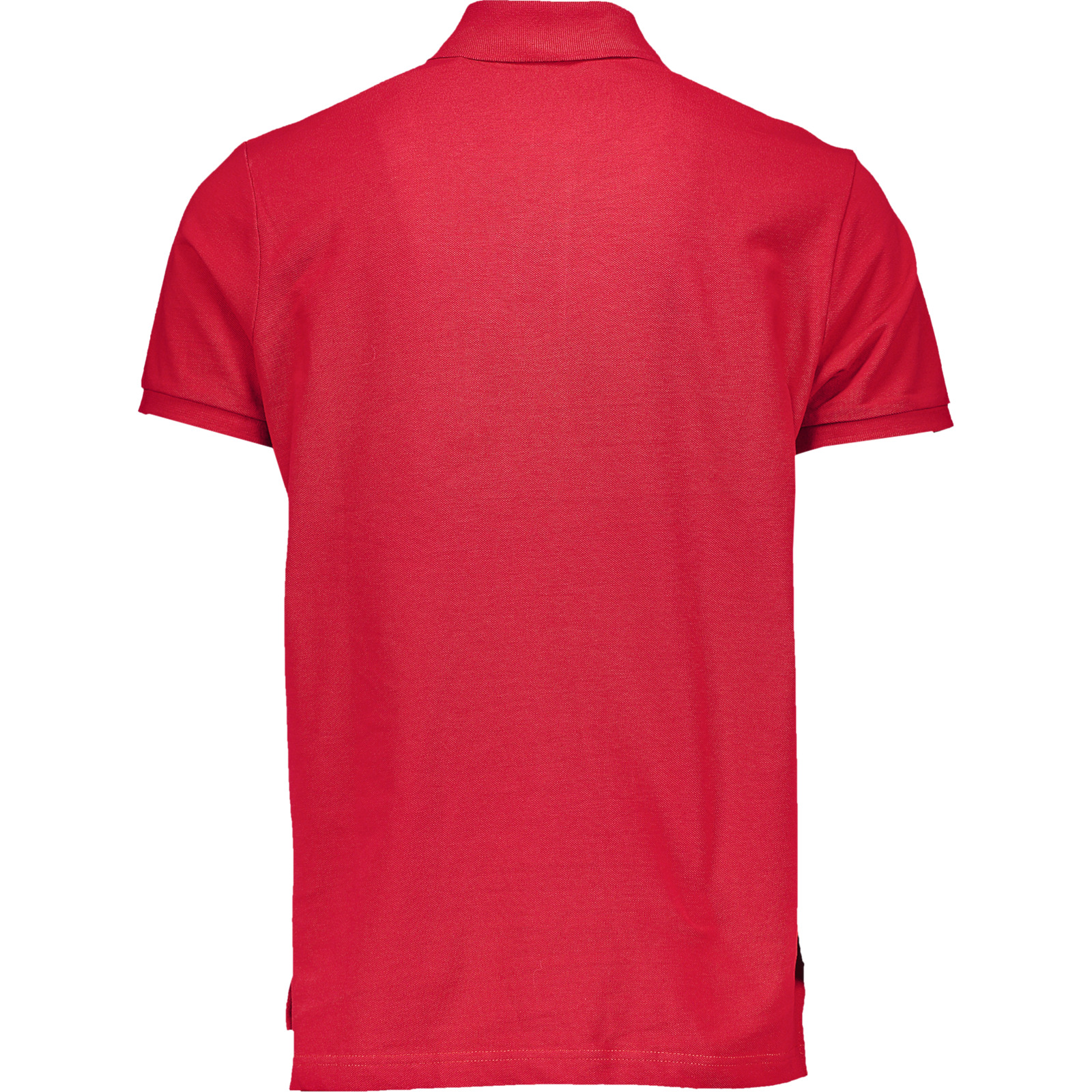 U.S. Polo Assn. Herren-Poloshirt uni Pique L, rot