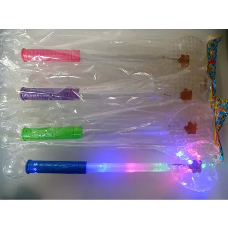 China Trading Blinkstab Herz 54 cm, 4 Stück je 1x rot, violett, grün + blau