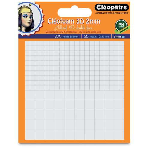 Cléopâtre Cléofoam Klebepads 3D