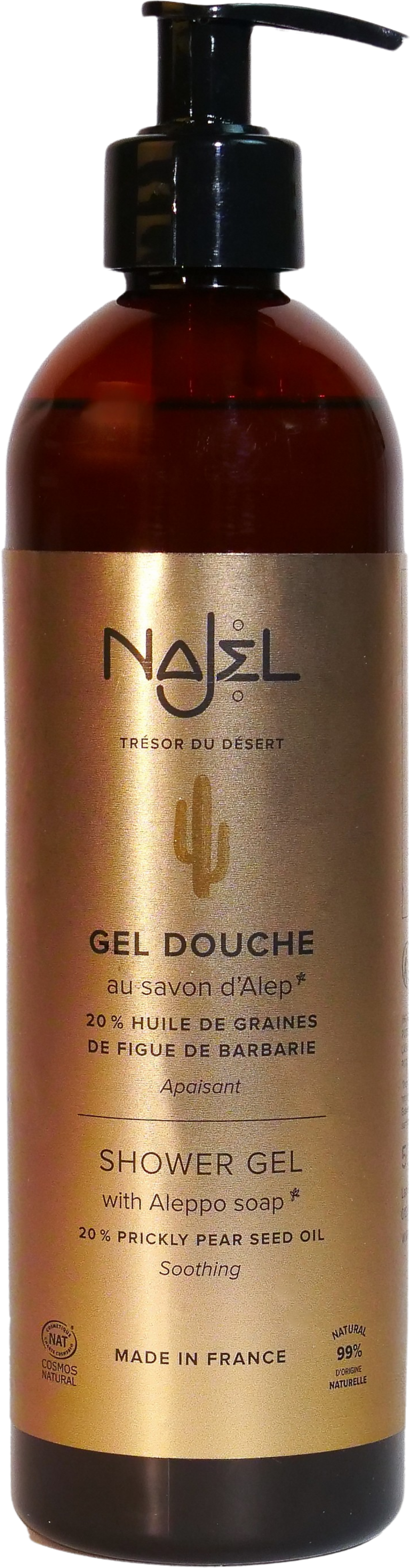 Najel  Aleppo-Seife Duschgel Kaktusfeige, 500 ml