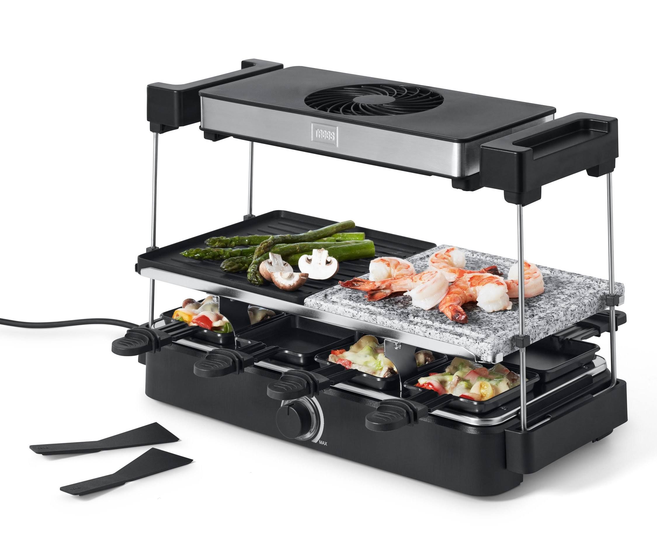 gril Raclette s odsáváním a kamennou deskou Trebs »15100«