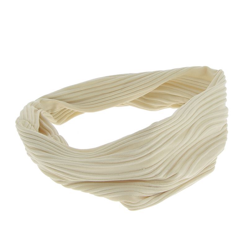 Bandeau plissé en tissus