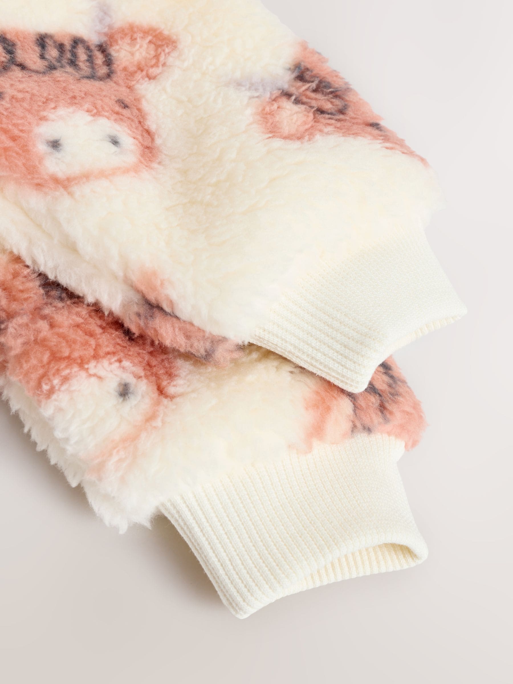 Ecru Hamish - Baby Heavy Fleece Sleepsuit