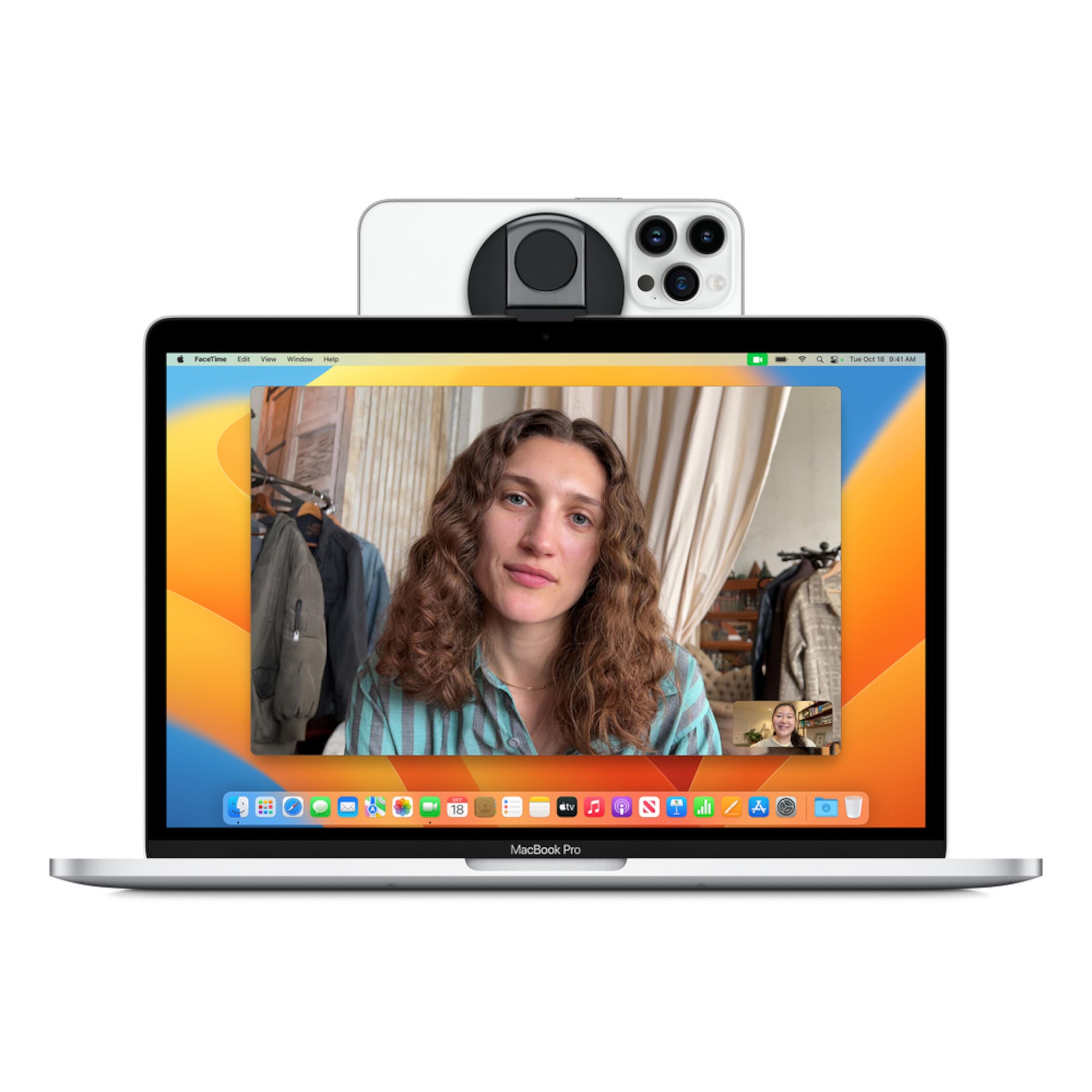 Belkin MagSafe-feste for iPhone med Magsafe Svart