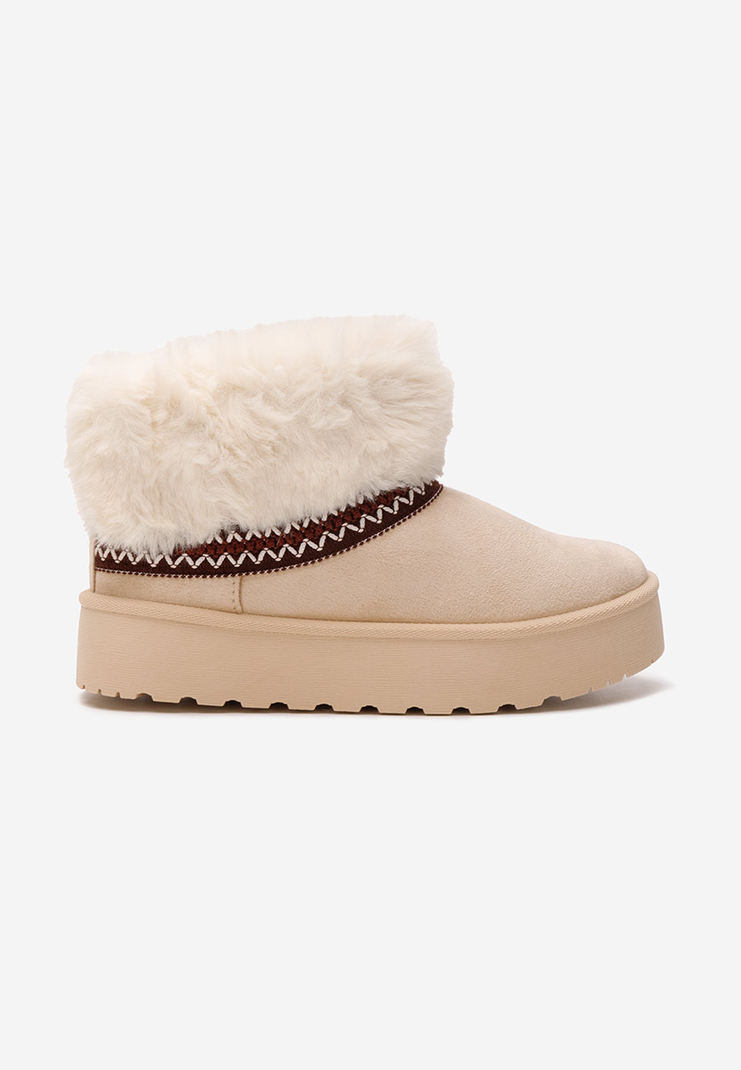 Bottes pour filles beige Gloop