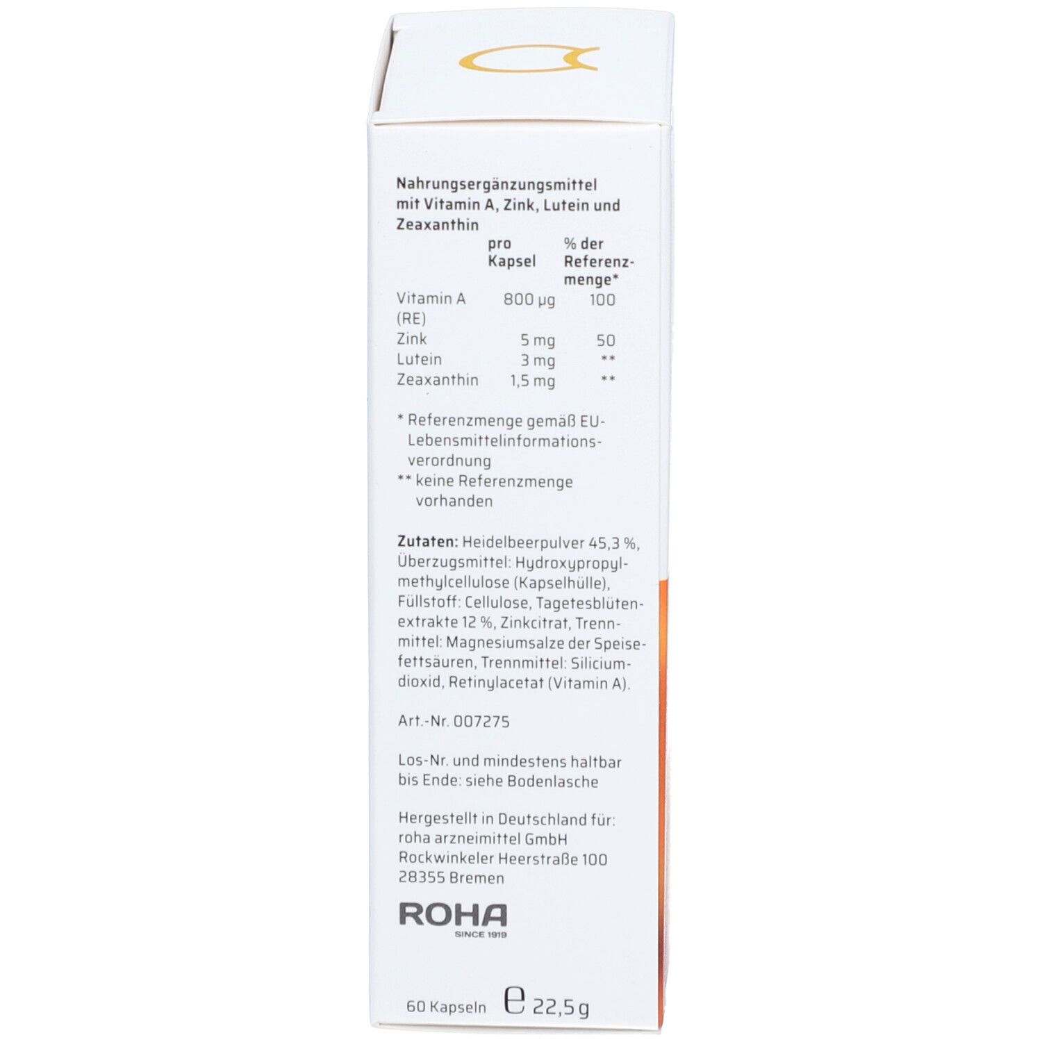 Sanhelios Augenwohl Vitamin A plus Lutein