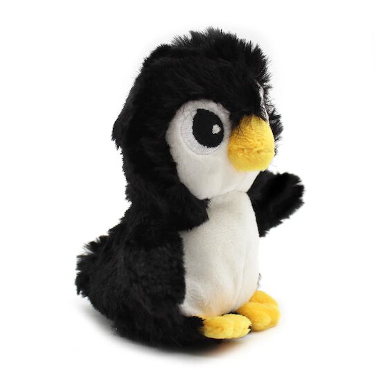 Ptipotos Peluche pingouin Iglou et son bébé   Noir        25 cm   de               Les Déglingos