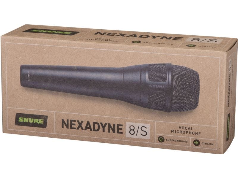 Shure Mikrofon Nexadyne 8/S Handmikrofon mit Supernierencharakteristik und Revonic-Technologie